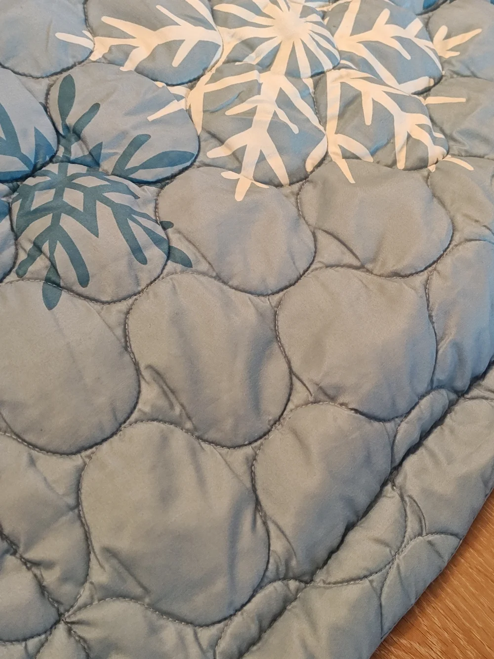 BrylaneHome BH Studio Reversible Quilted Shams - Queen, Snowflake